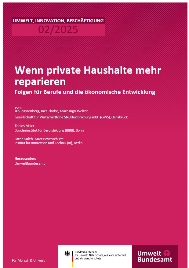 Uba wenn private Haushalte mehr reparieren